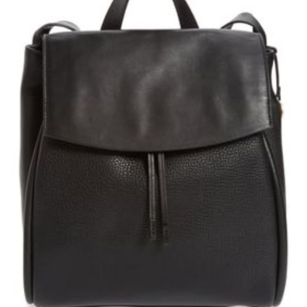Black leather Skagen backpack bag - Picture 1 of 8